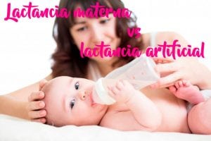 Lactancia materna vs lactancia artificial